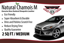 Load image into Gallery viewer, NATURAL CHAMOIS M (2 sq ft.) MEDIUM